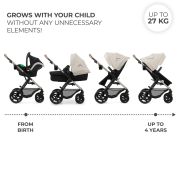 CARUCIOR MULTIFUNCTIONAL KINDERKRAFT MOOV 2 EVA 4IN1 MOON GREY VIVKSMOOV2GRYEV400