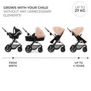 CARUCIOR MULTIFUNCTIONAL KINDERKRAFT MOOV 2 EVA 4IN1 SAND BEIGE VIVKSMOOV2BEGEV400