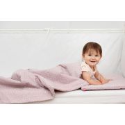 Lenjerie de pat copii,  Marshmellow Spots, din bumbac, 60x120 cm, 110x125 cm set 4 piese KDELP41103560120MMS