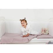 Lenjerie de pat copii,  Marshmellow Spots, din bumbac, 70x120 cm, 75x100 cm set 3 piese KDELP3753570120MMS