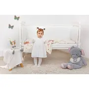 Lenjerie pat copii Mici Indieni, din bumbac, 63x127 cm, 110x125 cm set 4 piese KDELP41103563127MI