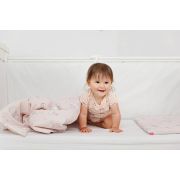 Lenjerie pat copii Ursuletul Martinica Roz, din bumbac, 70x110 cm, 100x135 cm set 4 piese KDELP41004070110UMR