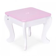 Masuta de toaleta pentru copii cu oglinda si 7 accesorii 54 x 38 x 88 cm ecotoys 2950 - roz edeedi2950