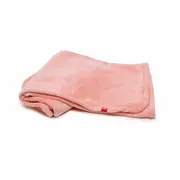 Paturica pufoasa de plus roz, din polyester, 100x120 cm KDEPPR100120