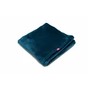 Paturica pufoasa de plus turcoaz, din polyester, 75x75 cm KDEPPT7575