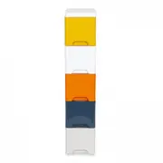 Raft pe roti cu 5 compartimente pentru depozitarea jucariilor modernhome - multicolor edeedipjjcbs0019-05b