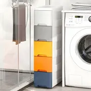 Raft pe roti cu 5 compartimente pentru depozitarea jucariilor modernhome - multicolor edeedipjjcbs0019-05b