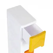 Raft pe roti cu 5 compartimente pentru depozitarea jucariilor modernhome - multicolor edeedipjjcbs0019-05b