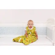 Set protectii patut  Blue Ducks, din bumbac, 50x100 cm KDE20NBBLDKBABY