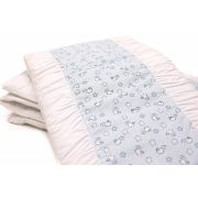 Set protectii patut  Blue Ducks, din bumbac, 50x100 cm KDE20NBBLDKBABY