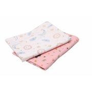 Set scutece finet bebelusi The Bunnies and the Dreamy Sky KDES2BSBUNNDREAM