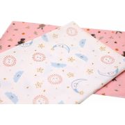 Set scutece finet bebelusi The Bunnies and the Dreamy Sky KDES2BSBUNNDREAM