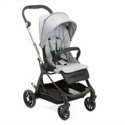 Carucior copii 2 in 1 Chicco One4Ever, 2 sezuturi sport, SilverLeaf/Desert, de la nastere la 22Kg CHC7988130+7946125+79685-8