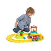 Jucarie electronica vorbitoare Chicco Trenuletul aventurii ABC, IT/EN, 1-4 ani CHC0914100-1
