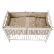 Lenjerie MyKids Bear On Moon Beige M2 4+1 piese 120x60 MYK00080728