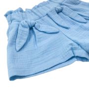 Pantaloni scurti pentru copii, din muselina, cu talie lata, Bluebird, 2-3 ani KDEPSVMTL23BLUEBIRD