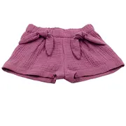 Pantaloni scurti pentru copii, din muselina, cu talie lata, Lavender, 3-4 ani KDEPSVMTL34LAVENDER