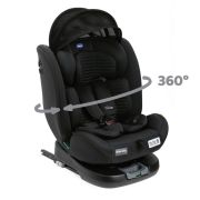 Scaun auto rotativ Chicco Unico EVO i-Size, BlackAir (Negru), de la nastere pana la 12 ani (40-150 cm) CHC8703172-8