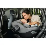 Scaun auto rotativ cu baza isofix Chicco Seat 105 i-Size, Posh Black, 40-105cm, de la nastere pana la 4 ani CHC8711433-8