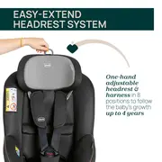 Scaun auto rotativ cu baza isofix Chicco Seat 105 i-Size, Posh Black, 40-105cm, de la nastere pana la 4 ani CHC8711433-8