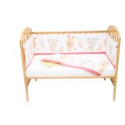 Set protectii patut Sweet Dreams, din bumbac, 70x140 cm KDE35NBSWD70140