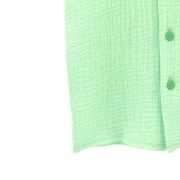 Camasa cu nasturi de vara pentru copii, din muselina, Minty, 110-116 cm (5-6 ani) KDEPSVCM56MINT