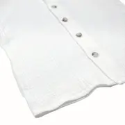 Camasa cu nasturi de vara pentru copii, din muselina, Pearl, 110-116 cm (5-6 ani) KDECNVCM56PEARL