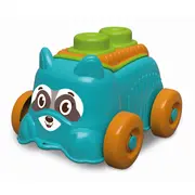 Clementoni - Jucarie educationala Soft Clemmy catel albastru cu cuburi moi ARTCL17488