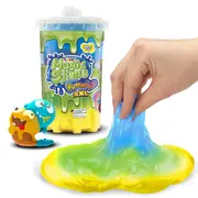 Craze - Magic Slime XXL 600 ml mix de trei culori cu figurina care absoarbe slime-ul modele asortate ARTCRZ54031