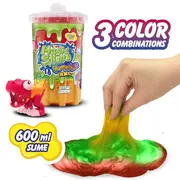 Craze - Magic Slime XXL 600 ml mix de trei culori cu figurina care absoarbe slime-ul modele asortate ARTCRZ54031