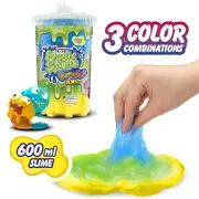 Craze - Magic Slime XXL 600 ml mix de trei culori cu figurina care absoarbe slime-ul modele asortate ARTCRZ54031