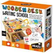 Headu - Birou din lemn cu diverse activitati educative de a scrie si desena 3-6 ani ARTHE60575