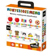 Headu - Joc Montessori memoreaza citeste clasifica 3-6 ani ARTHE57892