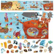 Headu - Puzzle Pirati cu peste 200 de stickere ce se pot repozitiona ARTHE59155