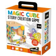 Headu - Set creativ Cub din lemn creeaza povesti magice 3-6 ani ARTHE60568