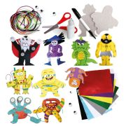Headu - Set de creatie monstri cu diferite tehnici creative 4-8 ani ARTHE54235