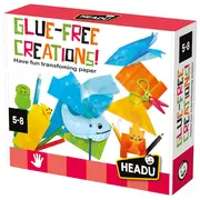 Headu - Set de creatii fara lipici cu 6 tipuri diferite de hartie 5-8 ani ARTHE57632