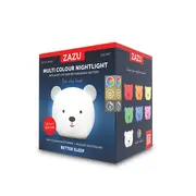Lampa de veghe multicolora Bor the Bear , Zazu Kids TNAZA-BOR-01