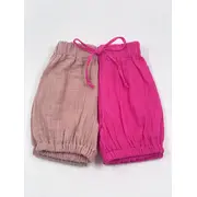 Pantaloni bufanti de vara pentru copii, din muselina,  Blushing Pink, 2-3 ani KDEPBM23BP