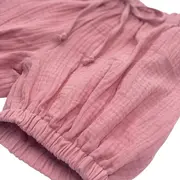 Pantaloni bufanti de vara pentru copii, din muselina,  Blushing Pink, 2-3 ani KDEPBM23BP