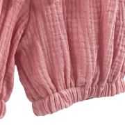 Pantaloni bufanti de vara pentru copii, din muselina,  Blushing Pink, 3-6 luni KDEPBM36BP