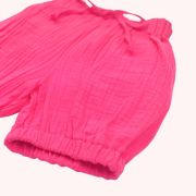 Pantaloni bufanti de vara pentru copii din muselina,  Pink Pop, 12-24 luni KDEPBM1218BD