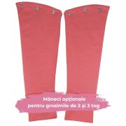 Sac de dormit cu picioruse,  Dreamy Pink, 100 cm, 1 tog KDEJPIC1001DREAMPINK