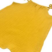 Top cu snur pentru copii, din muselina, Lemonade, 6-7 ani KDETSM67LEMON