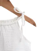 Top cu snur pentru copii, din muselina, Pearl, 3-4 ani KDETSM34PEARL