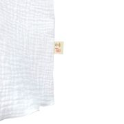 Tricou cu volanase la maneci pentru copii, din muselina, Pearl, 18-24 luni KDETMV1824PEARL