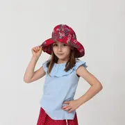 Tricou cu volanase pentru copii, din muselina, Bluebird, 2-3 ani KDETVCM23BLUEBIRD