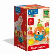 Clementoni - Montessori ursulet de echilibru pentru dezvoltarea senzoriala cognitiva si psihomotorie ARTCL17493