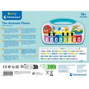 Clementoni - Pian interactiv cu 8 note muzicale ce ajuta copiii sa descopere muzica intr-un mod intuitiv ARTCL17901