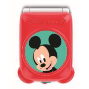 Clementoni - Telefon flip Mickey Mouse care dezvolta abilitatile motorii fine si simtul tactil ARTCL17514